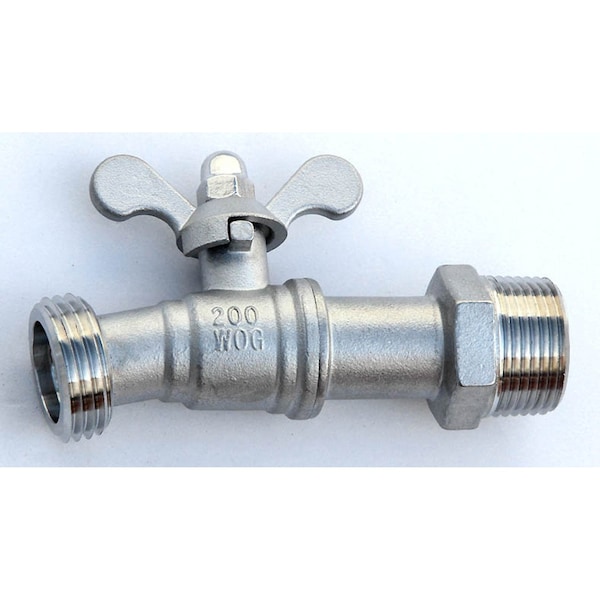 Raines 3/4'' Stainless Steel Hose Bibb, Faucet Spigot Tap 10 Degree SS-HOSE-BIBB-10-DEGREE - main